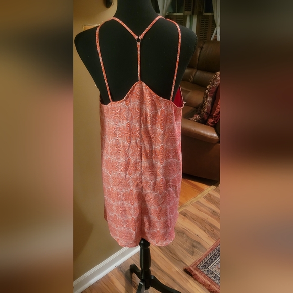 Forever 21 Red Geometric Sleeveless Mini Dress, Size Medium - Picture 5 of 7